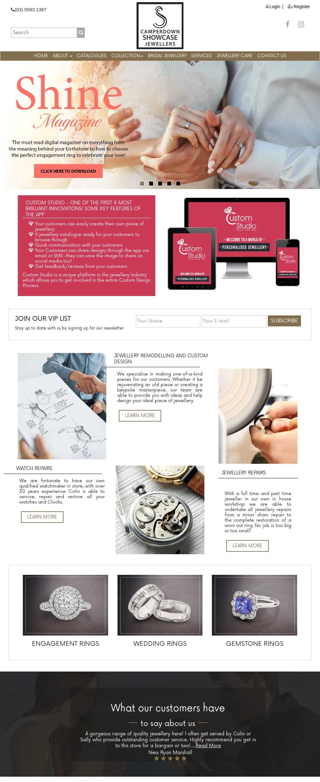 Camperdown Showcase Jewellers