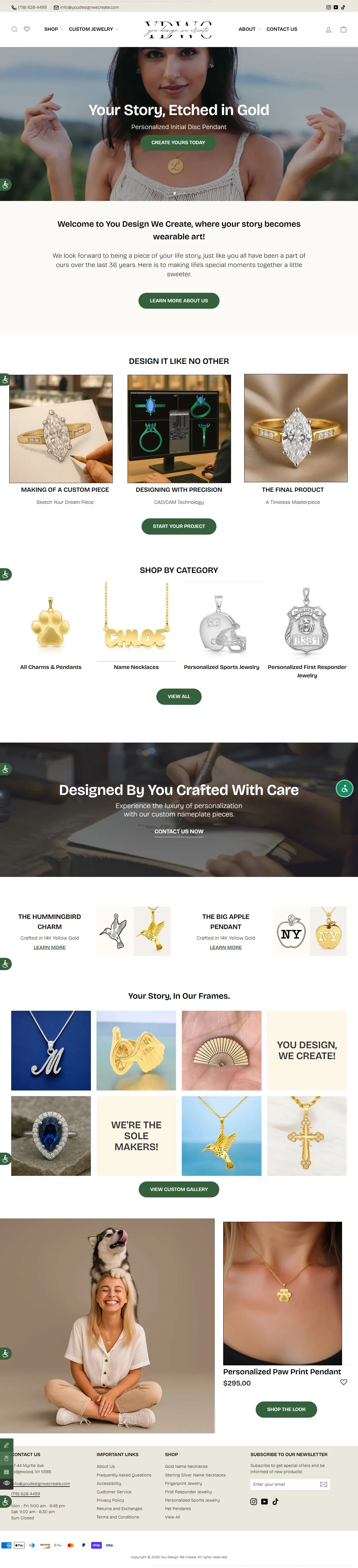 You Design We Create Website