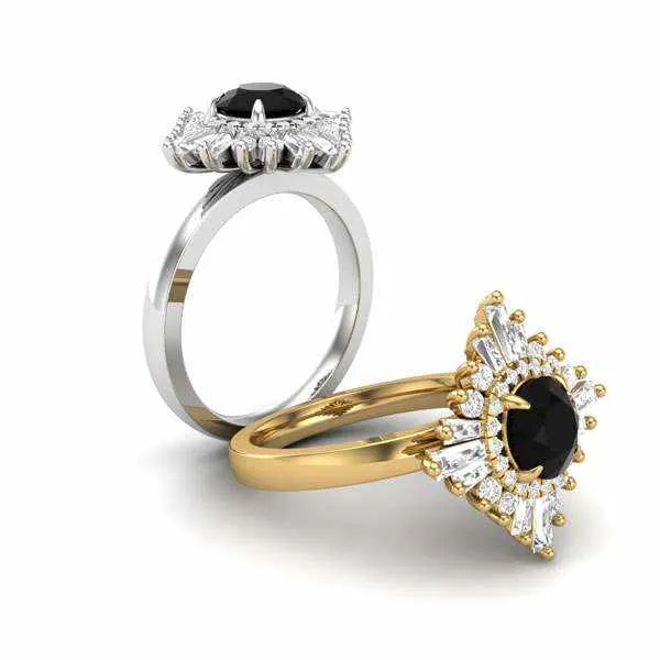 Custom Sapphire Engagement Ring