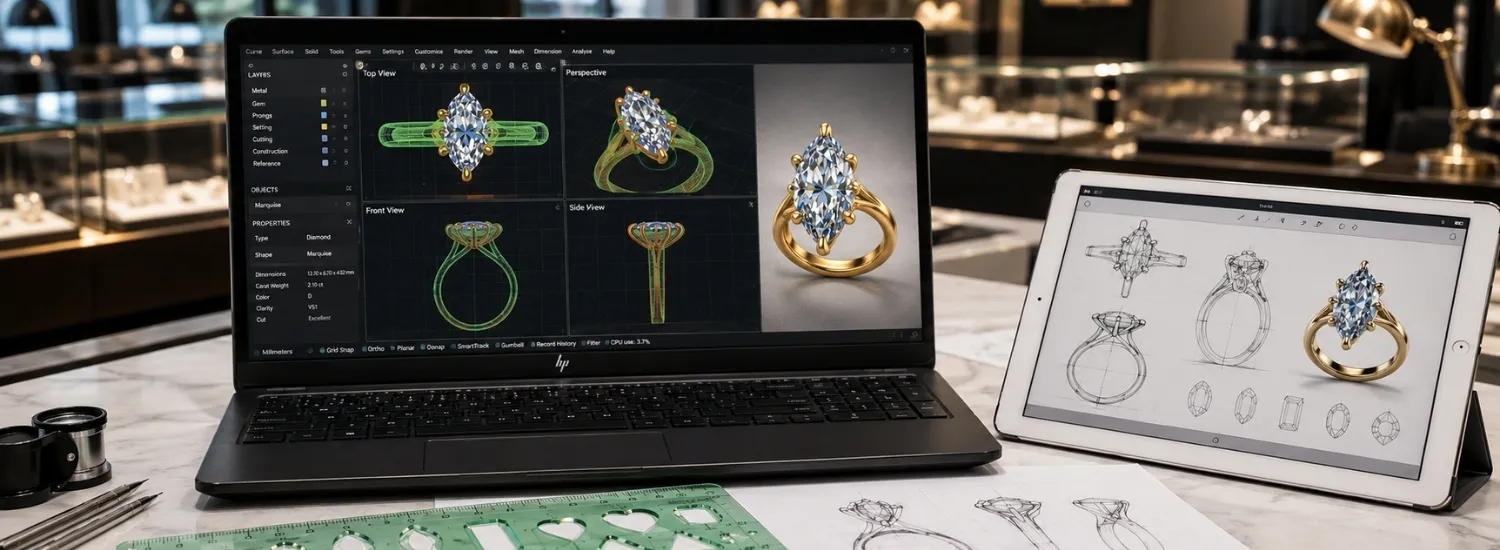 Custom Engagement Ring Manufacturing for Independent Retailers