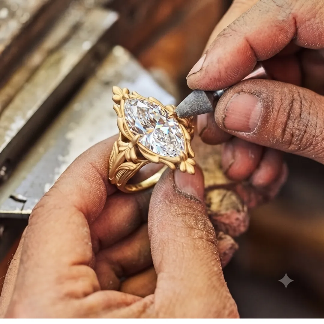 Custom Jewelry Casting Setting and Polishing