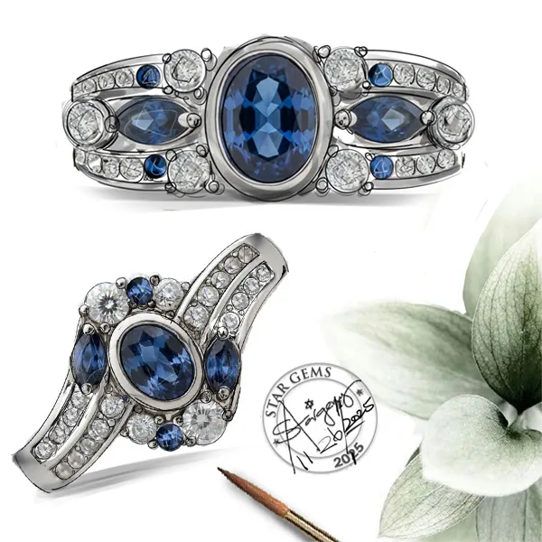 Reference Photos for Custom Order at Star Gems Inc