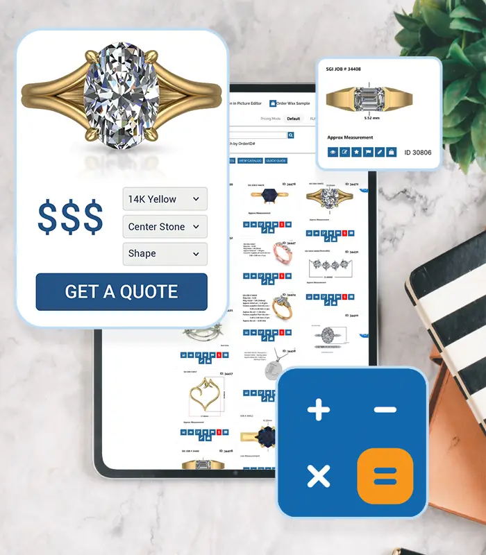 Reference Photos for Custom Order at Star Gems Inc